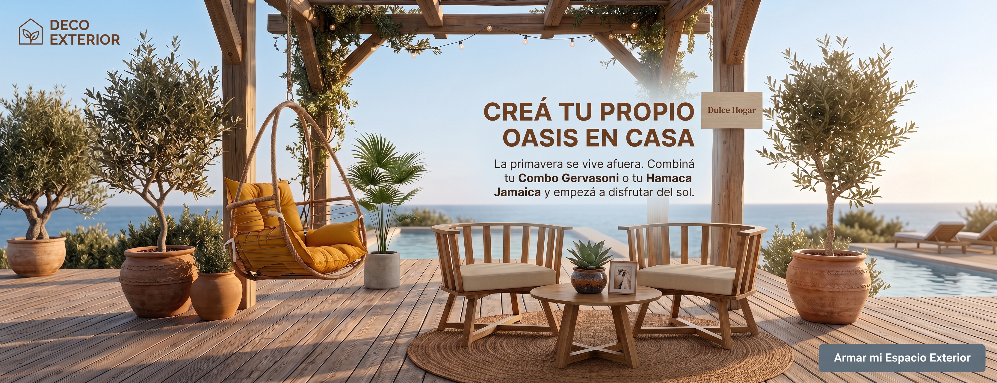 Deco Exterior — Creá tu propio oasis en casa